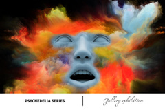 Psychedelic Art Exhibition Ad