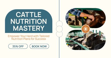 Platilla de diseño Counsealing on Cattle Nutrition Facebook AD