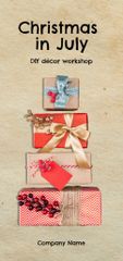  Christmas Decor Advertisement with Gift Boxes