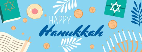 Happy Hanukkah Bright Greeting