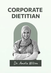 Corporate Dietitian Services Offer with Muslim Female Doctor