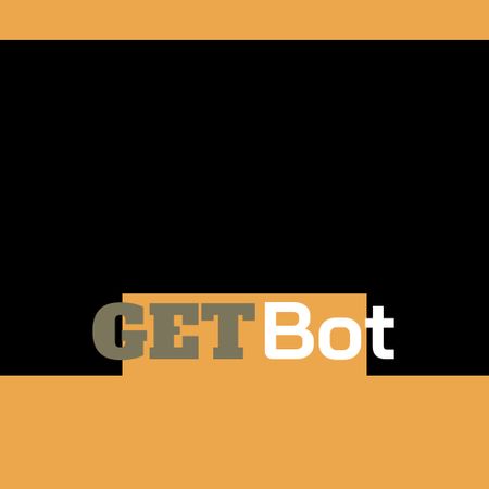 Template di design servizi online di chatbot Animated Logo