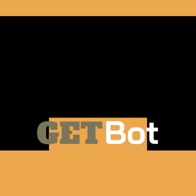 Online Chatbot Services in Brown Animated Logo Modelo de Design