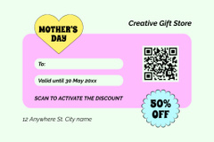 Discount in Gift Store on Mother's Day