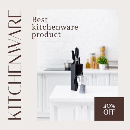 Designvorlage Kitchenware Sale Offer für Instagram