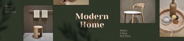 Ontwerpsjabloon van Ebay Store Billboard van Modern Home Decor And Pieces Offer