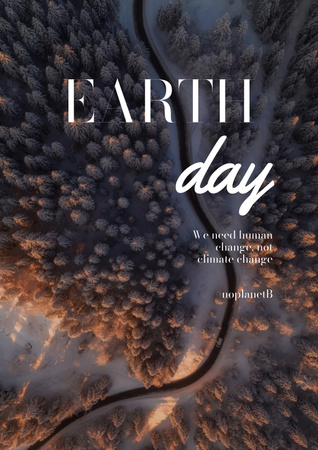 Plantilla de diseño de World Earth Day Announcement Poster 