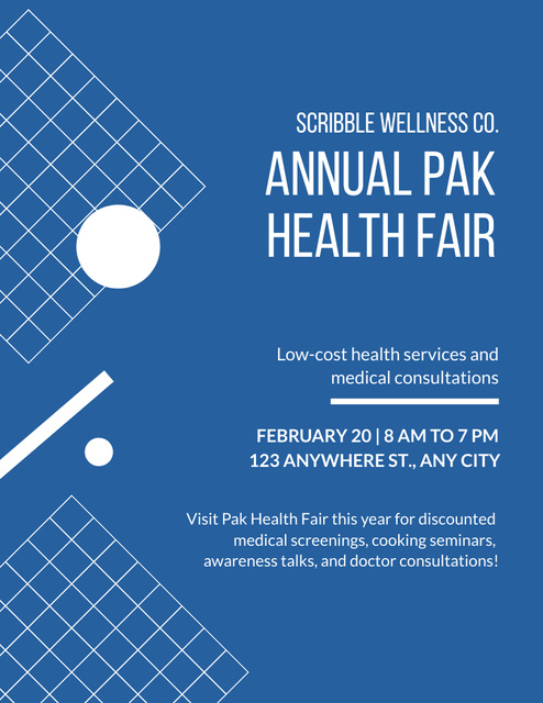 Szablon projektu Annual Healthcare Services At Discounted Rates Offer Flyer 8.5x11in