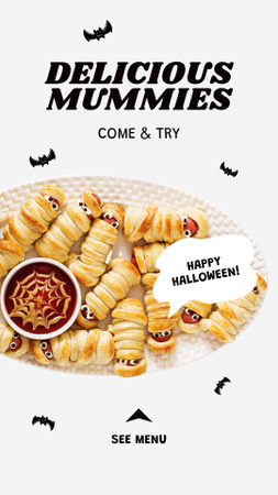 Különleges Halloween étel Instagram Story tervezősablon