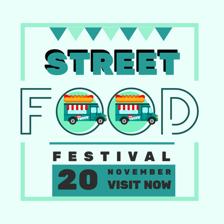 Platilla de diseño Food Festival Invitation Instagram