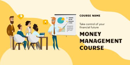 Money Management Course Ad Image Design Template