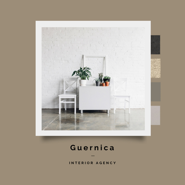 Plantilla de diseño de Home Design Services Offer with White Furniture Instagram 