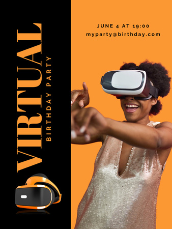 VR Events Poster US – шаблон для дизайну
