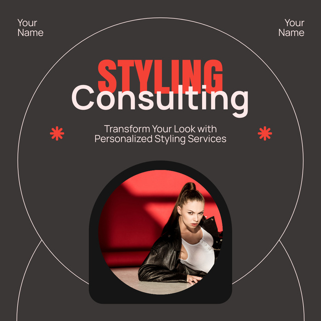 Styling Consulting to Transform Your Look Instagram Πρότυπο σχεδίασης