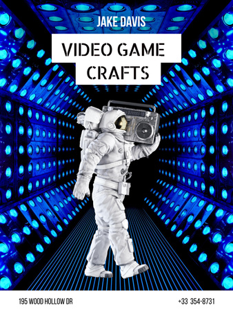Platilla de diseño Game Poster US