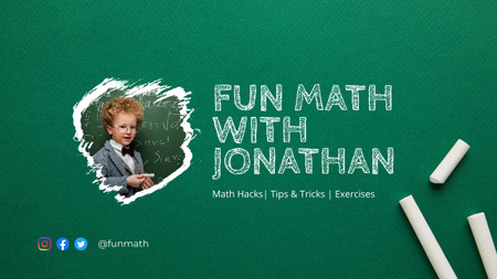 Math Lessons Youtube Thumbnail Πρότυπο σχεδίασης