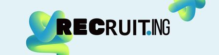 Plantilla de diseño de Work Profile of Recruiter LinkedIn Cover 
