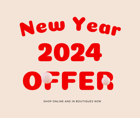 Special New Year Offer Facebook Design Template