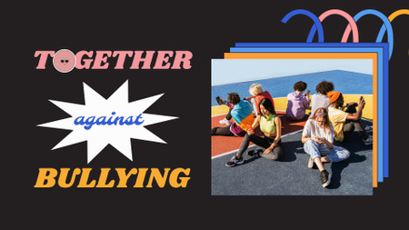Platilla de diseño Awareness about Bullying Problem And People Against Bullying Full HD video