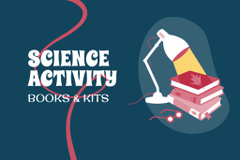Science Activity Books And Kits With Creative Illustration