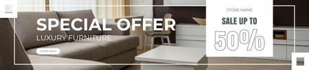 Luxury Furniture Special Offer Ebay Store Billboard Design Template