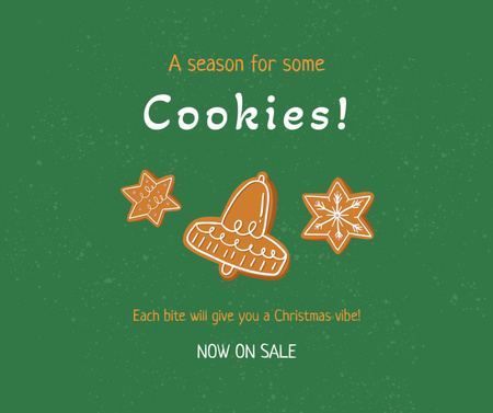 Cute Yummy Cookies Facebook Design Template