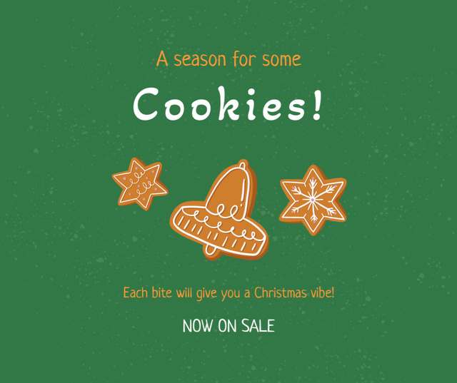 Cute Yummy Cookies Facebook Šablona návrhu