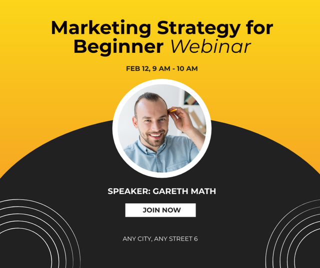 Marketing Strategy for Beginners Facebook – шаблон для дизайну