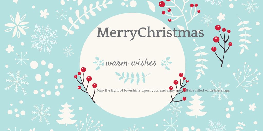 Plantilla de diseño de Merry Christmas card Image 