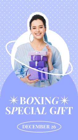 Boxing Day Gifts Instagram Story Design Template
