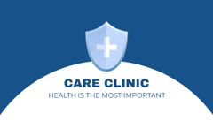 Healthcare Clinic With Emblem of Cross