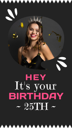 Celebrate Birthday Woman Instagram Story Design Template