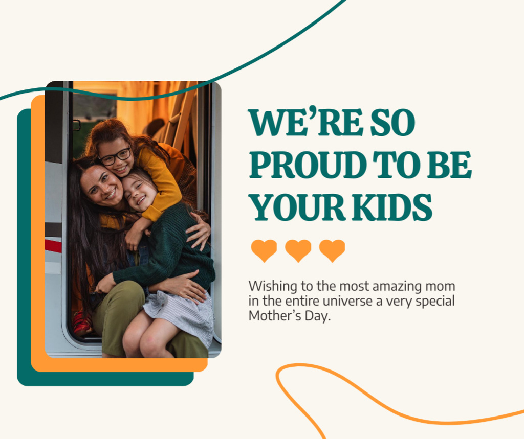 Mother's Day Personal Greeting Facebook Šablona návrhu