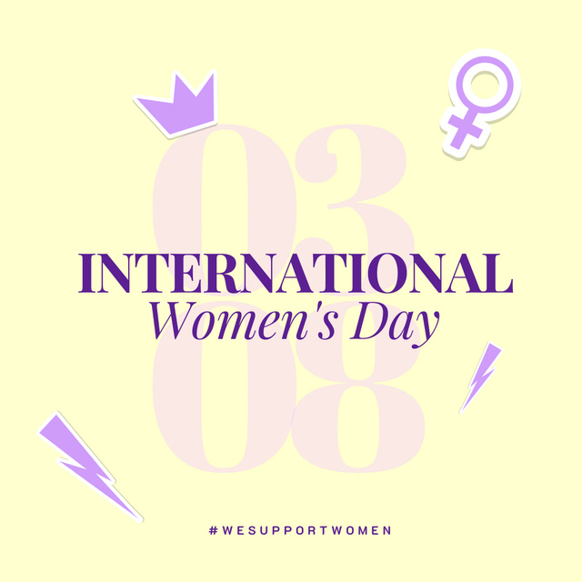 International Women's Day Event Instagram Πρότυπο σχεδίασης
