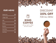 Offer Discounts on All Menu in Coffee House