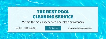 Best Pool Cleaning Services Offer Facebook cover Design Template