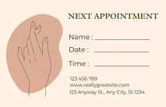 Nail Bar Beige Appointment