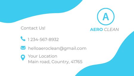 Contact Details of Pools Installation and Cleaning Business Card US Design Template