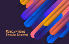 Computer Equipment Company Information Card