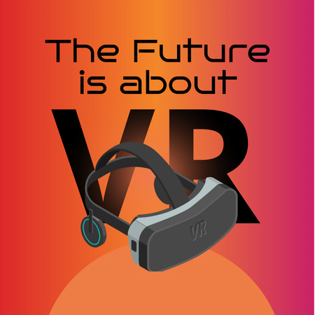 VR Glasses Instagram Design Template