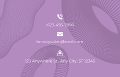 Nails Studio Ad with Purple Nail Polish