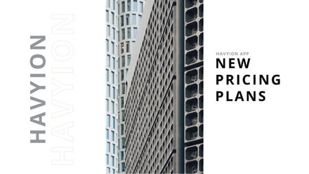 New Pricing Plans Presentation Wide Modelo de Design