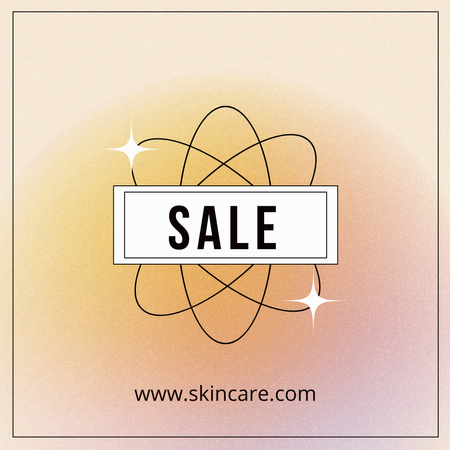 SaleSkincare Products Offer Instagram tervezősablon