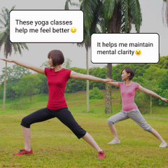 Yoga Classes With Friendly Vibe Promotion