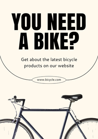 Platilla de diseño Bike Sale Poster  Poster