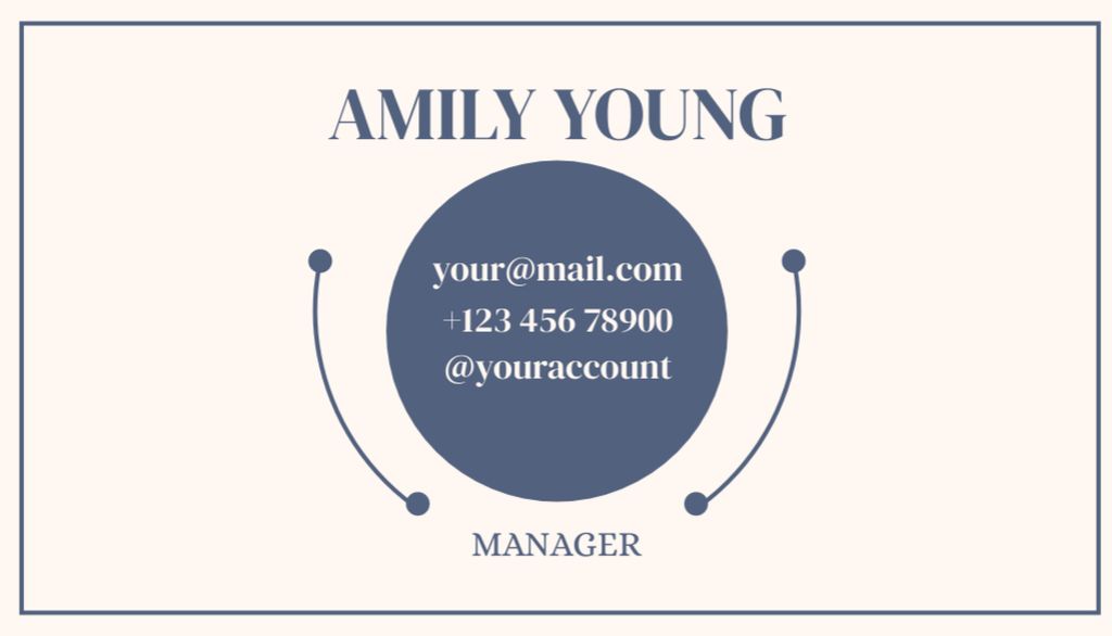 House Improvement Service Offer on Neutral Beige and Blue Layout Business Card US Πρότυπο σχεδίασης