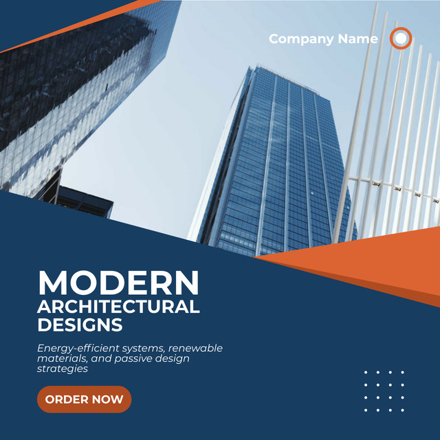 Modern Architectural Designs Special Offer Instagram Design Template