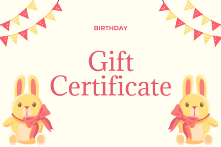 Greetings Gift Certificate tervezősablon