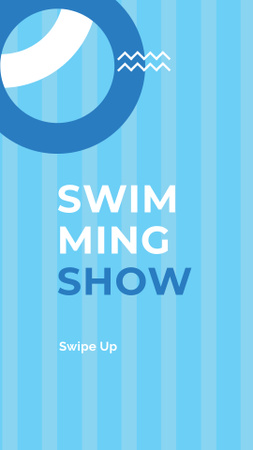 Water Show Event Announcement Instagram Story Design Template