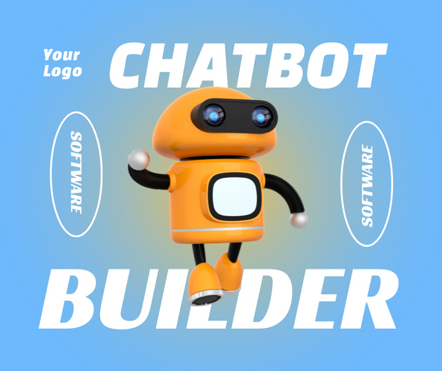 Online Chatbot Services Facebook – шаблон для дизайна